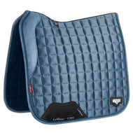 LeMieux Tapis de Selle Loire Memory Satin Square Dressage Ice Blue