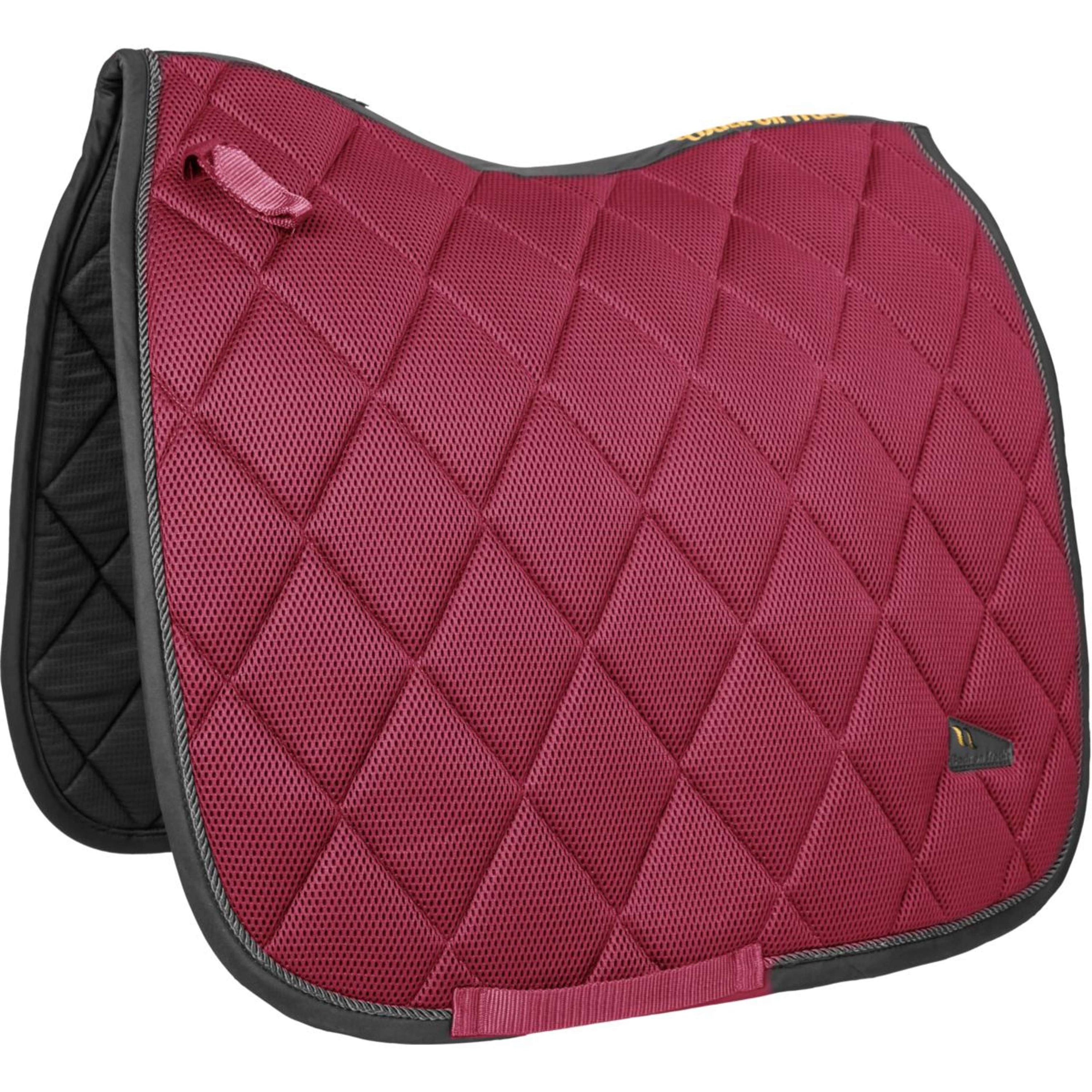 Back on Track Tapis de Selle AirFlow Dressage Vin rouge