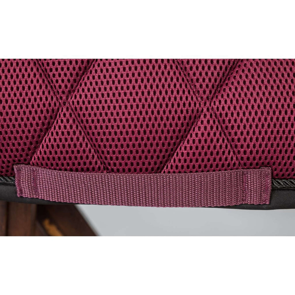 Back on Track Tapis de Selle AirFlow Dressage Vin rouge