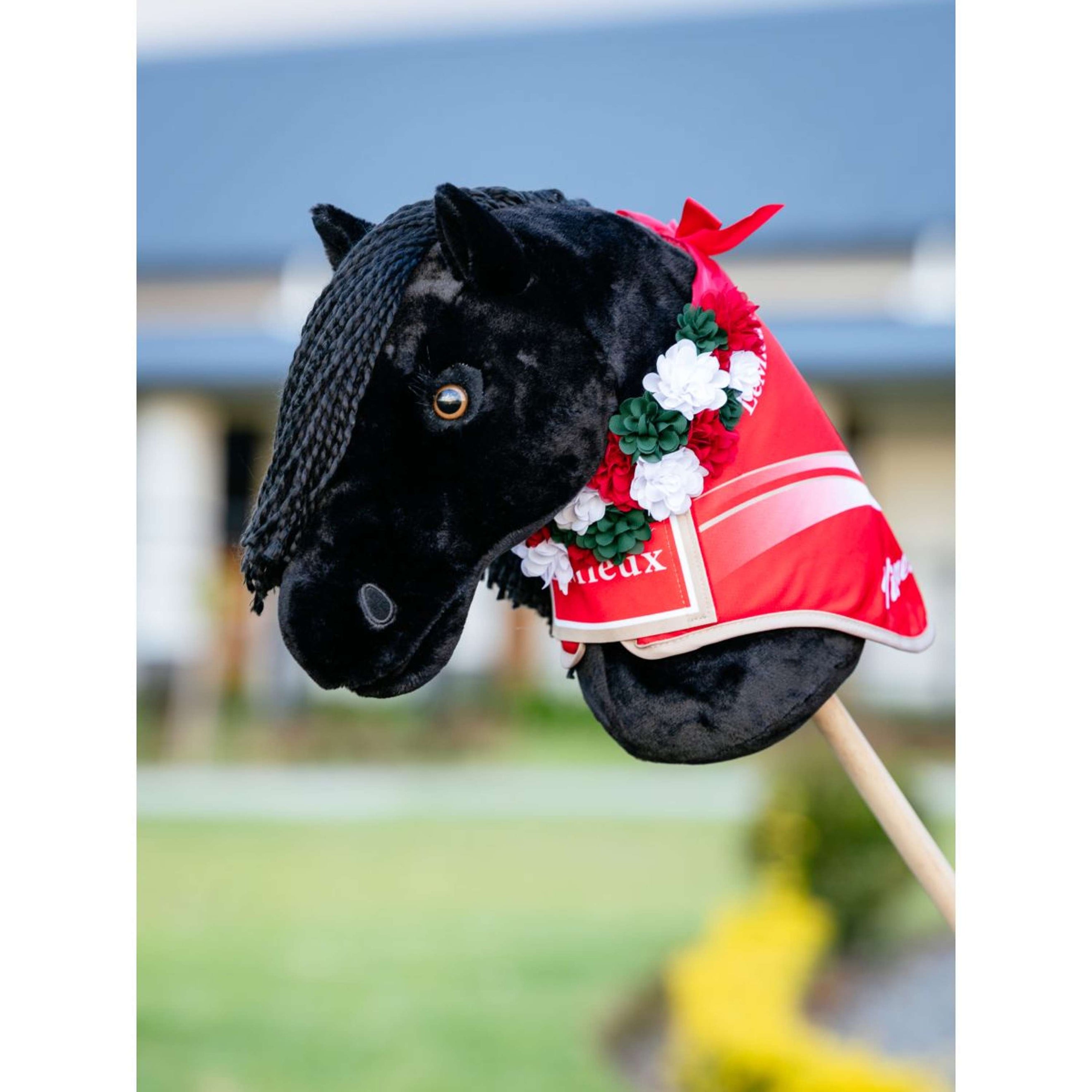 LeMieux Hobby Horse Flower Sash Rouge LeMieux Hobby Horse Flower Sash Rouge