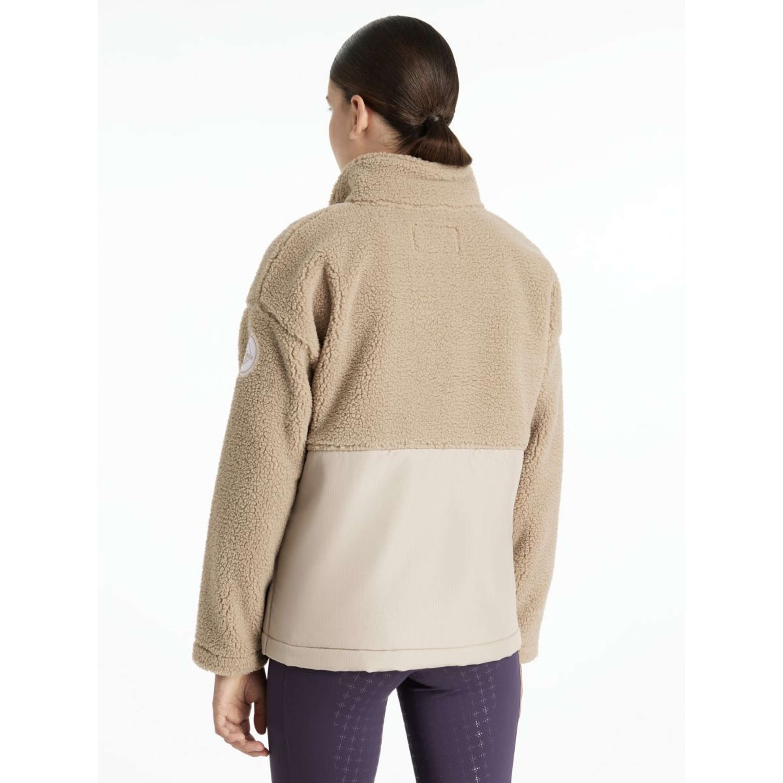 LeMieux Sweater Young Rider Tammy Teddy Fleece Almond LeMieux Sweater Young Rider Tammy Teddy Fleece Almond