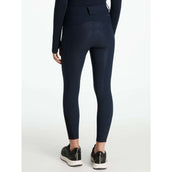 LeMieux Legging d'Équitation Young Rider Ella Brushed Full Grip Marin