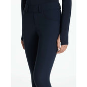 LeMieux Legging d'Équitation Young Rider Ella Brushed Full Grip Marin