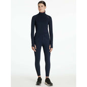 LeMieux Legging d'Équitation Young Rider Ella Brushed Full Grip Marin