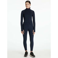LeMieux Legging d'Équitation Young Rider Ella Brushed Full Grip Marin