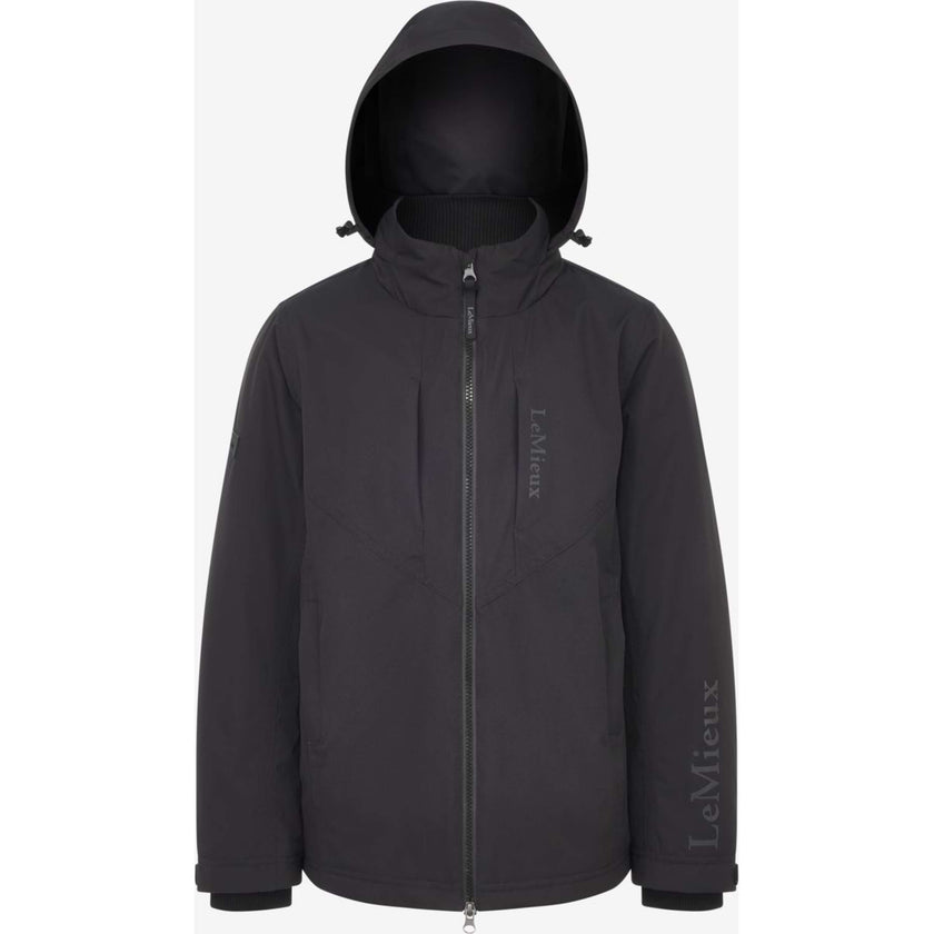 LeMieux Veste Young Rider Team Waterproof Garçons Noir LeMieux Veste Young Rider Team Waterproof Garçons Noir