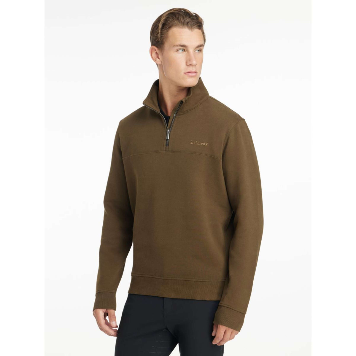 LeMieux Sweater Quarter Neck Hommes Alpine