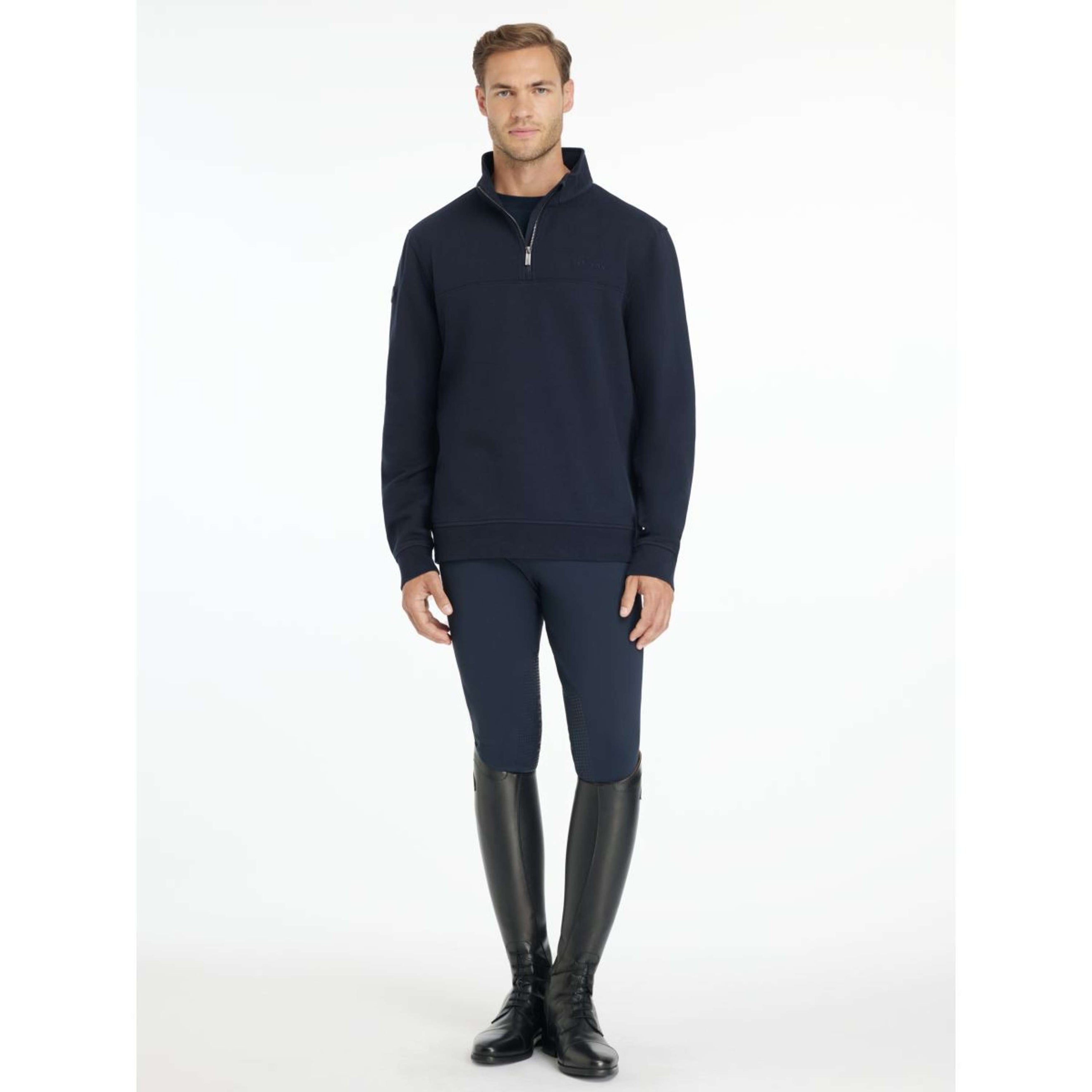 LeMieux Sweater Quarter Neck Hommes Marin LeMieux Sweater Quarter Neck Hommes Marin