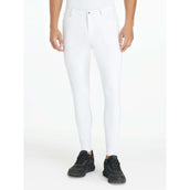 LeMieux Pantalon d'Équitation Sports Full Grip Hommes Blanc