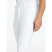 LeMieux Pantalon d'Équitation Sports Full Grip Hommes Blanc