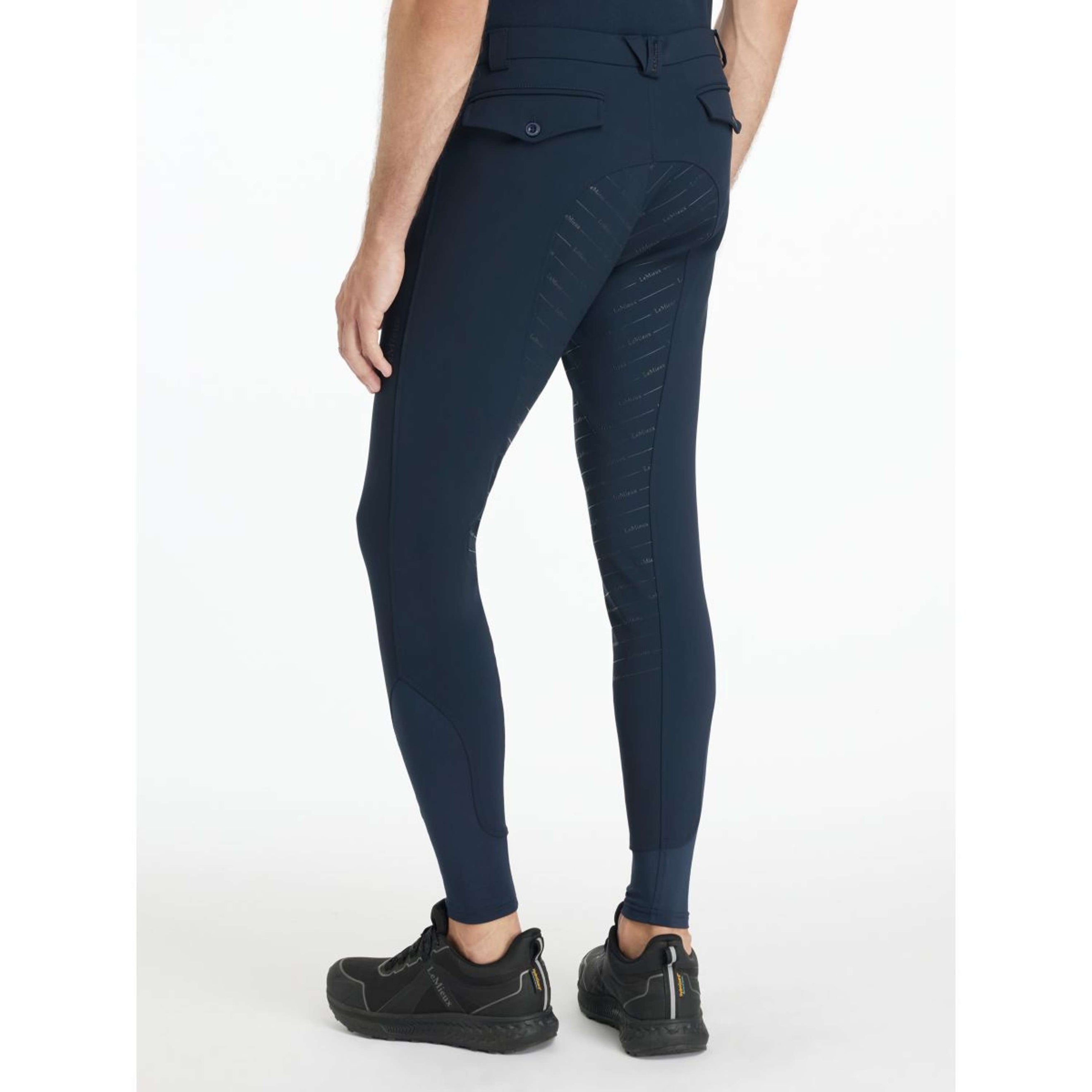 LeMieux Pantalon d'Équitation Sports Full Grip Hommes Marin LeMieux Pantalon d'Équitation Sports Full Grip Hommes Marin