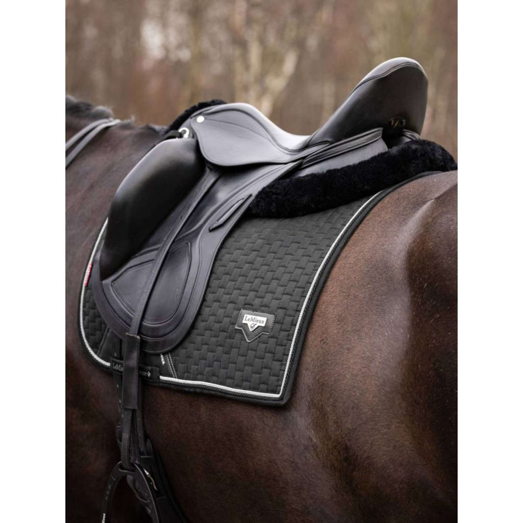 LeMieux Tapis de Selle de Dressage Puissance Suede Noir