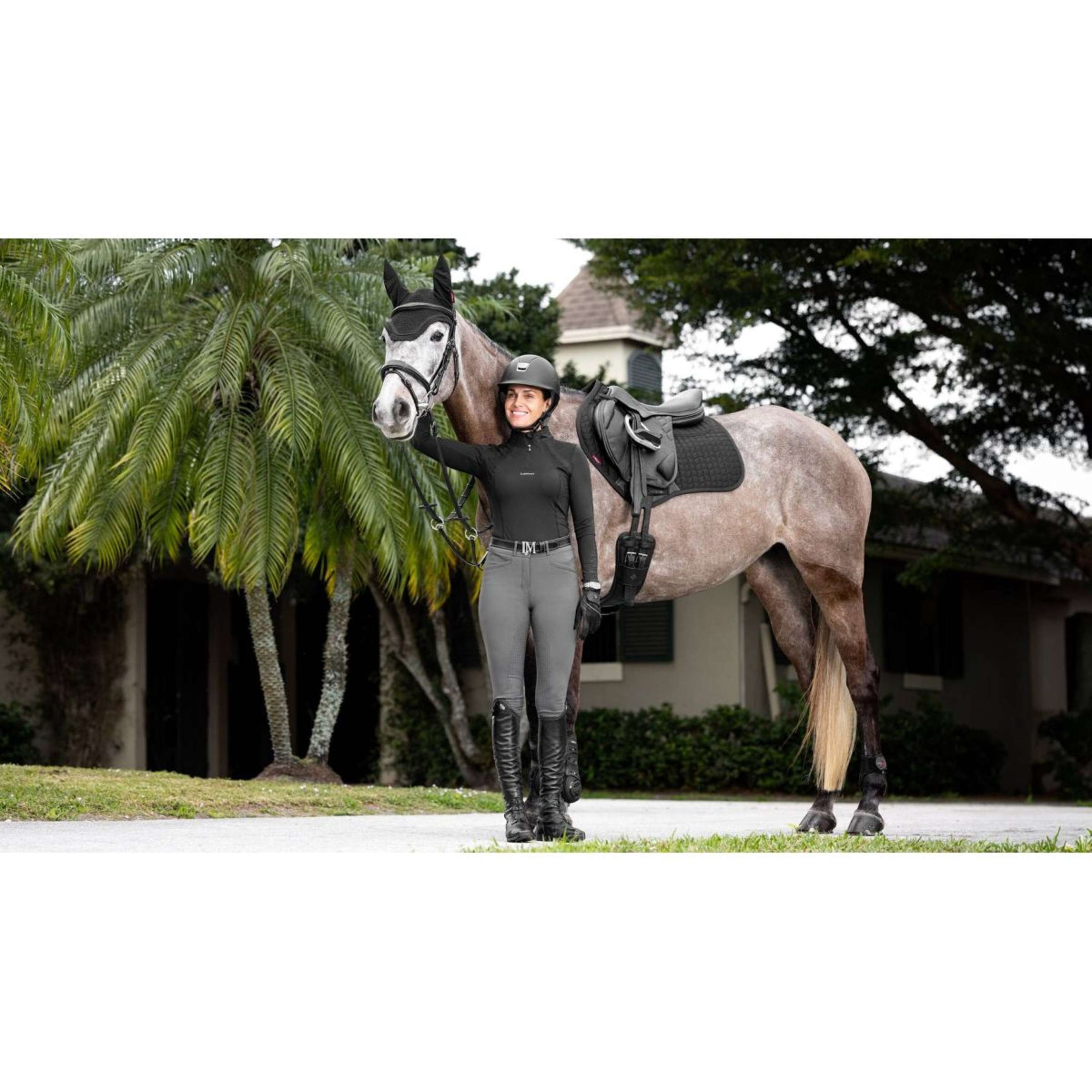 LeMieux Tapis de Selle Prosorb Plain 2 Pocket CC Noir LeMieux Tapis de Selle Prosorb Plain 2 Pocket CC Noir