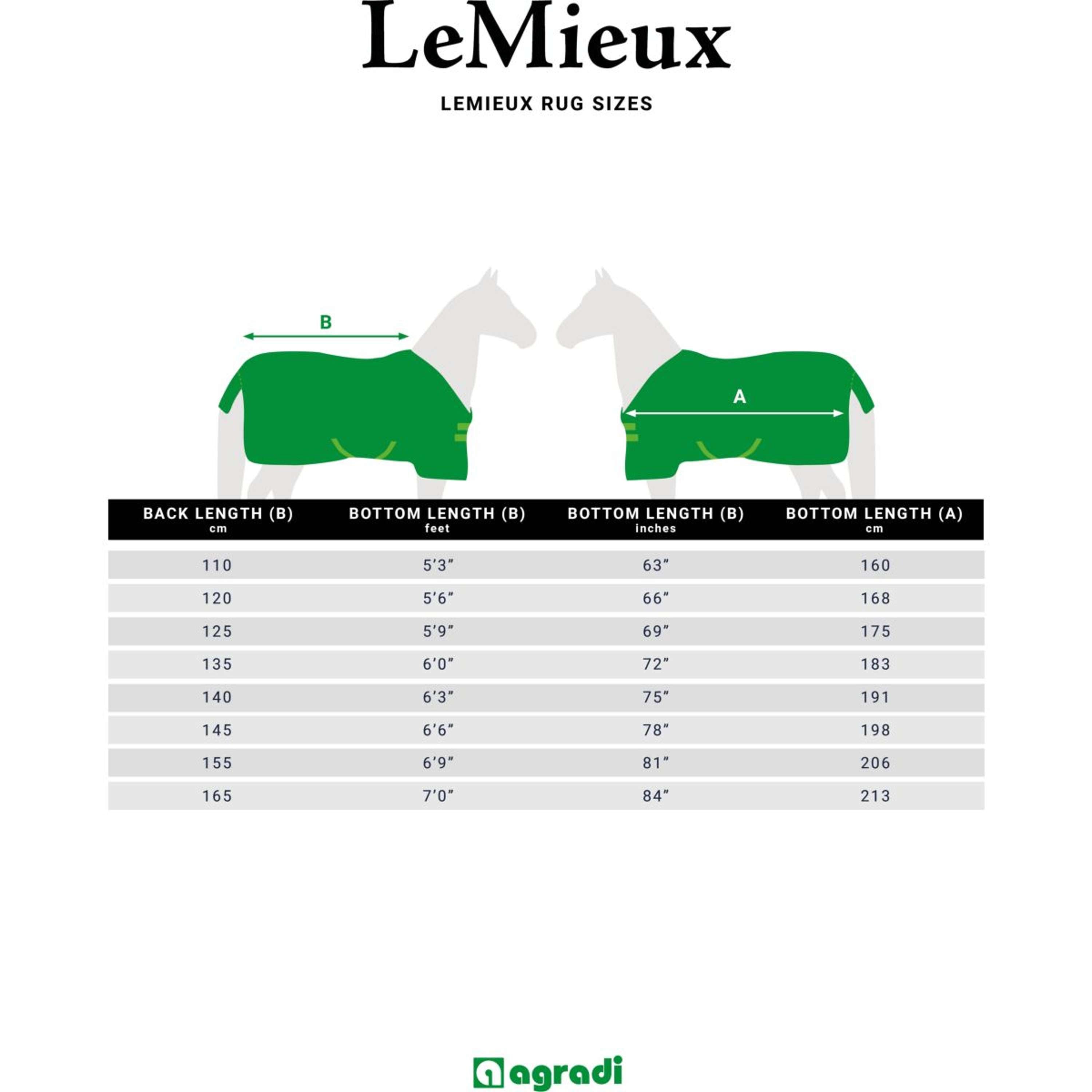 LeMieux Couverture Kudos Turnout 350g Marin