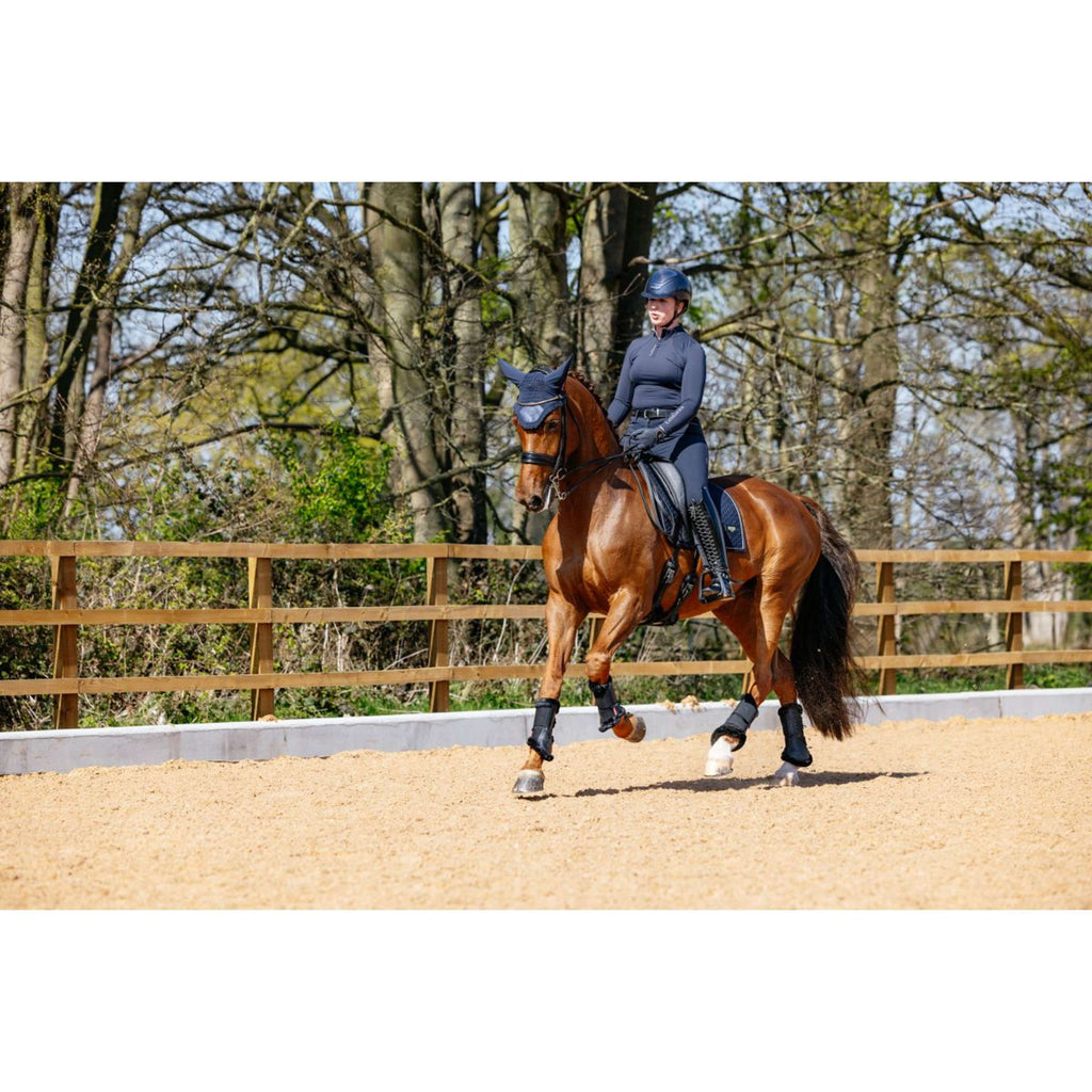 LeMieux Tapis de Selle Puissance Suede Dressage Marin