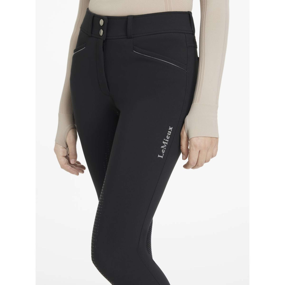 LeMieux Pantalon d'Équitation Freya Pro Noir
