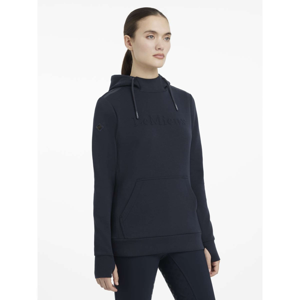 LeMieux Pull col Hoodie Classique Marin