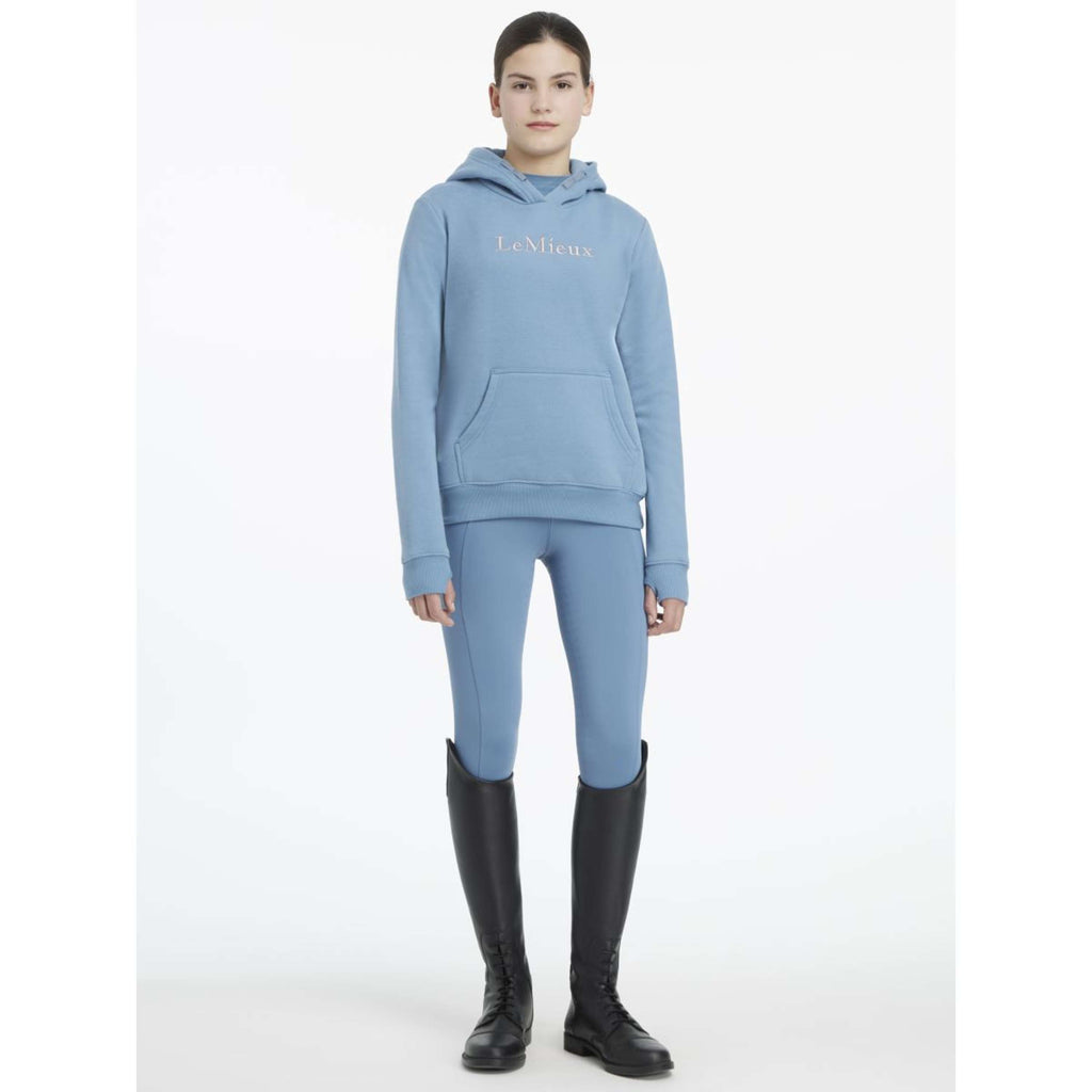 LeMieux Pull col Hoodie Young Rider Classique Ice Blue