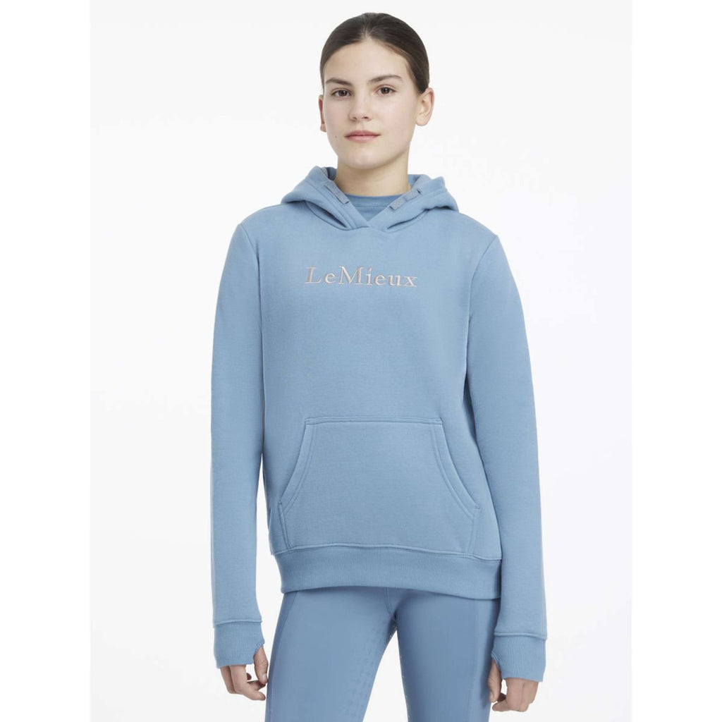LeMieux Pull col Hoodie Young Rider Classique Ice Blue