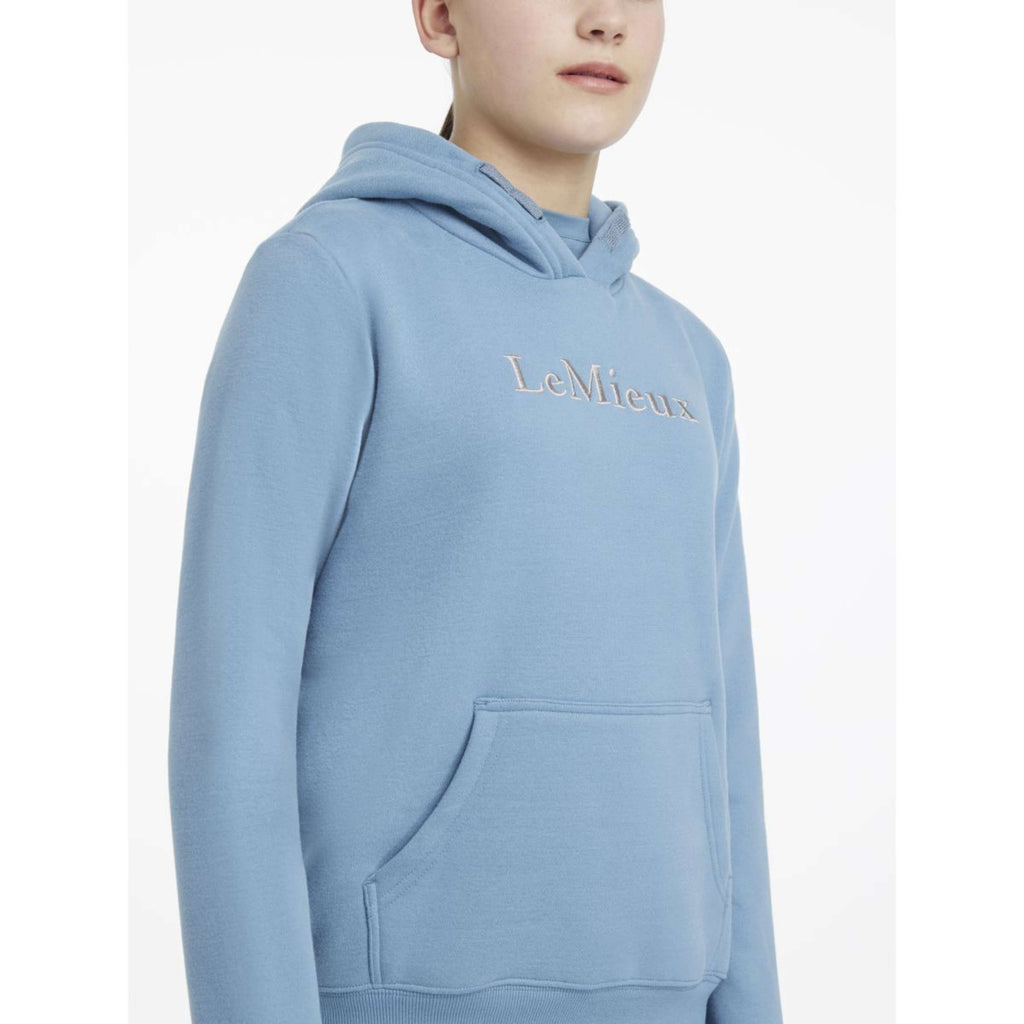 LeMieux Pull col Hoodie Young Rider Classique Ice Blue