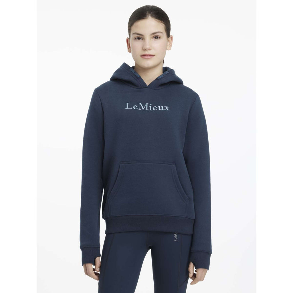 LeMieux Pull col Hoodie Young Rider Classique Marin