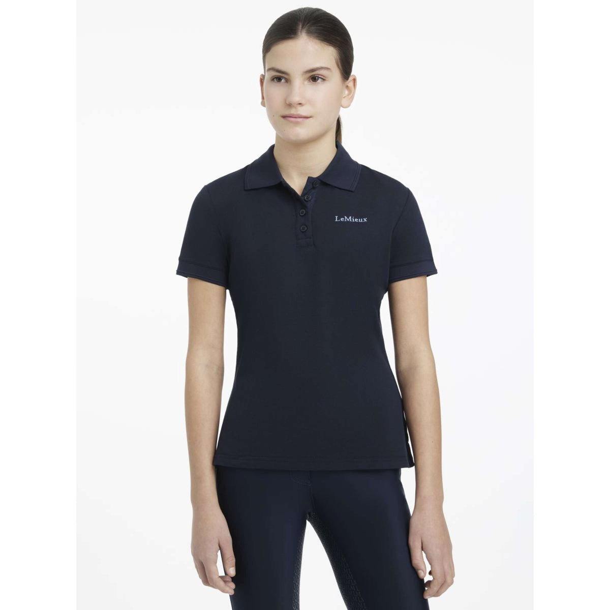 LeMieux Polo Young Rider Classique Marin