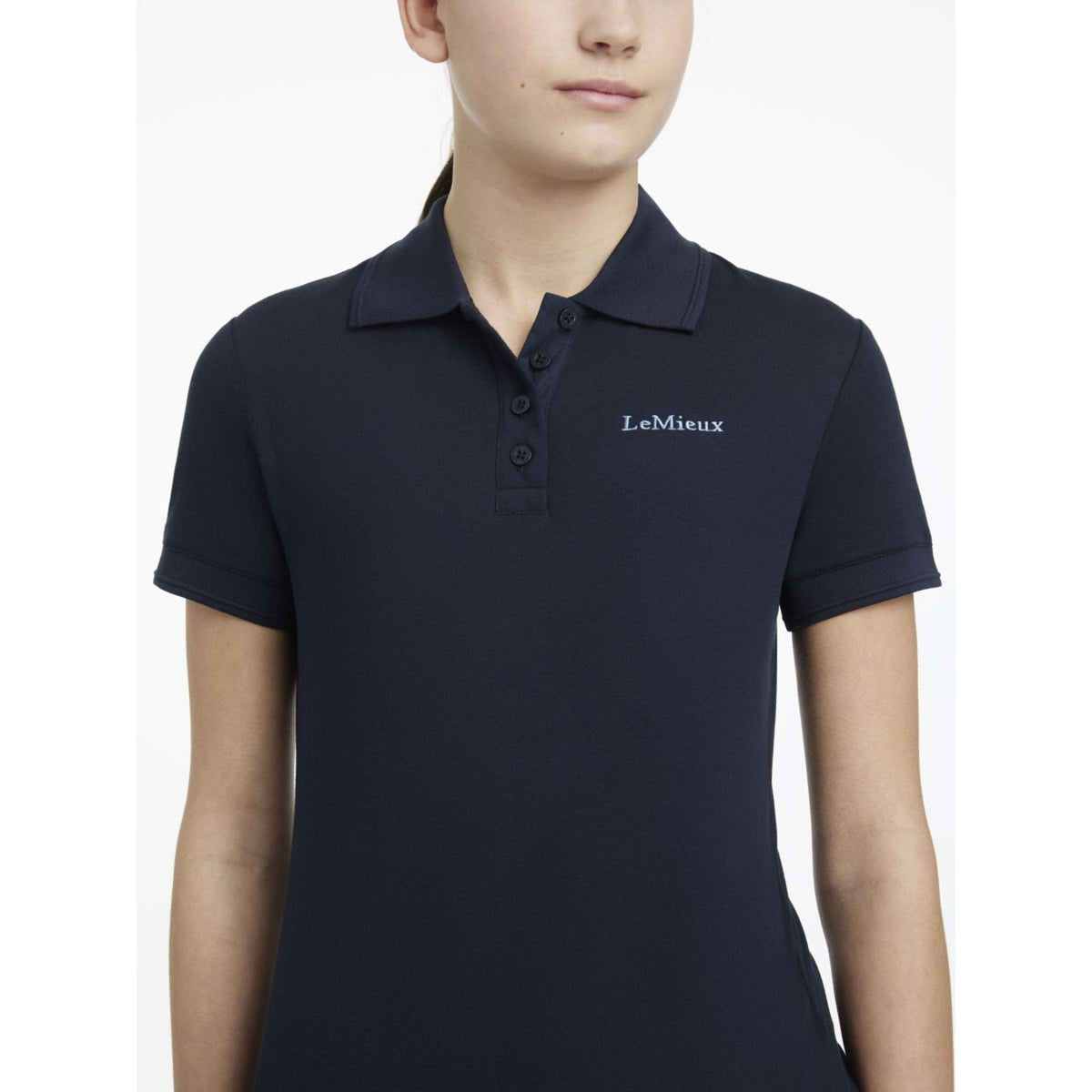 LeMieux Polo Young Rider Classique Marin
