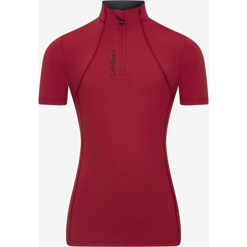 LeMieux Baselayer Young Rider Classique Manches Courtes Chilli