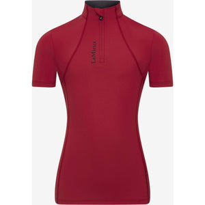 LeMieux Baselayer Young Rider Classique Manches Courtes Chilli