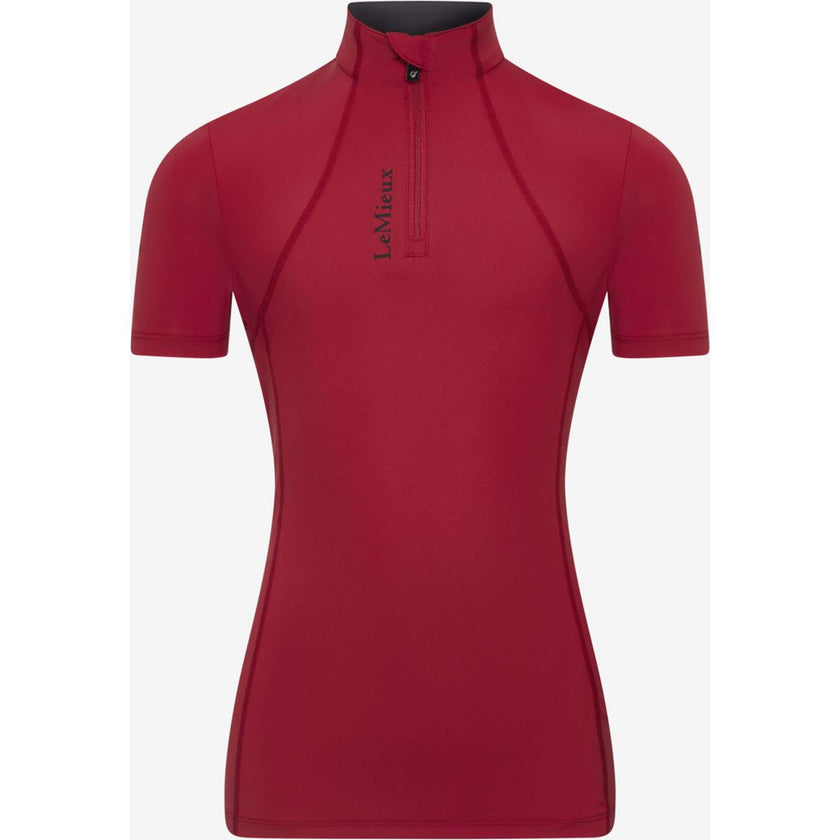 LeMieux Baselayer Young Rider Classique Manches Courtes Chilli