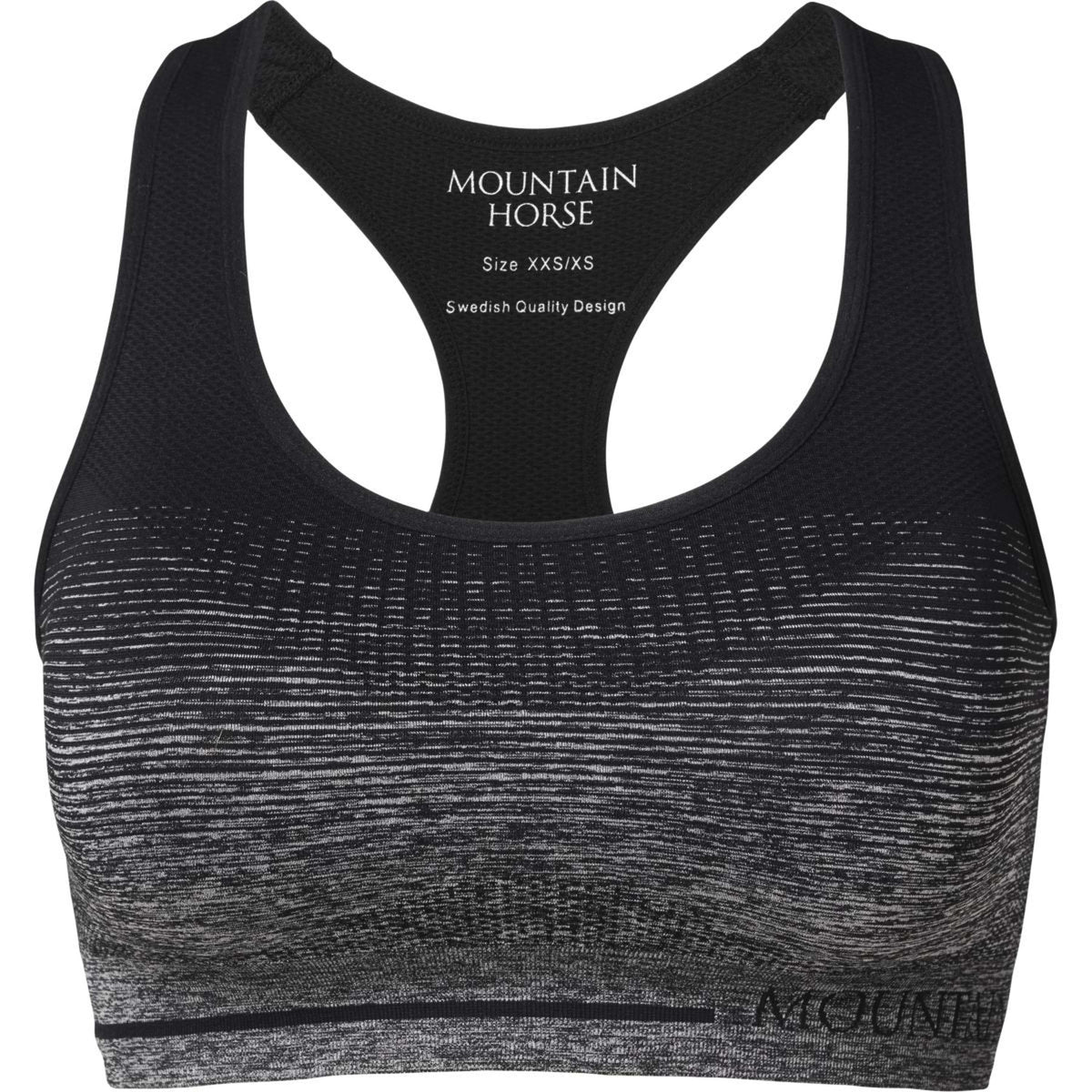 Mountain Horse Brassière de Sport Adore Tech Noir Mélange
