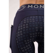 Montar Legging d'Équitation Selena Pull On Full Grip Marin