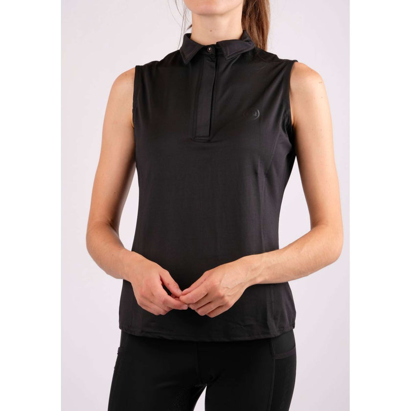 Montar Polo Fiona Sans Manche Noir Montar Polo Fiona Sans Manche Noir