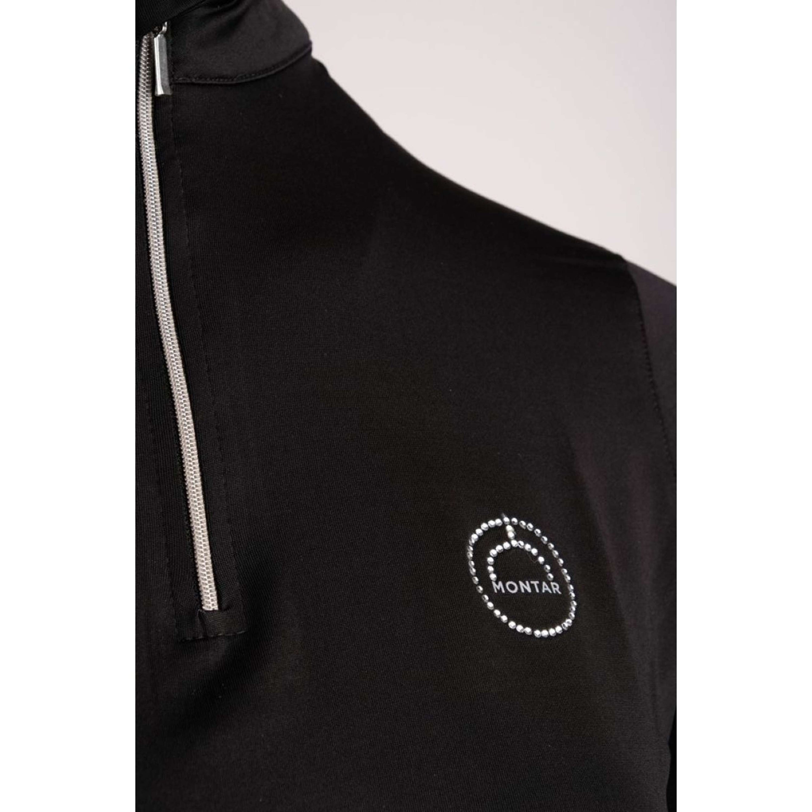 Montar Chemise Everly Crystal Logo Longues Manches Noir Montar Chemise Everly Crystal Logo Longues Manches Noir