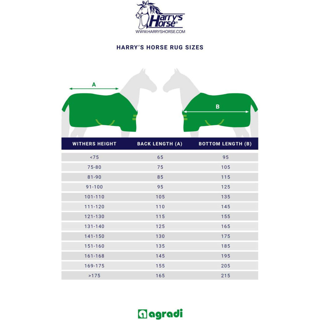 Harry's Horse Couverture d'Extérieur Thor 300g Ébène