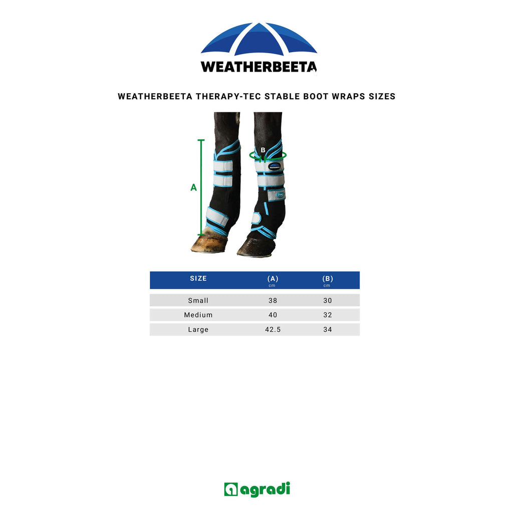 WeatherBeeta Guêtres Therapy-Tec Stable Boot Noir/Bleu