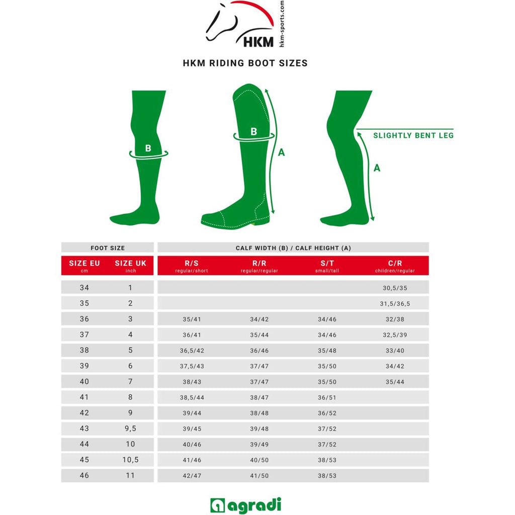 HKM Bottes d'Équitation Sevilla Small/Tall Noir