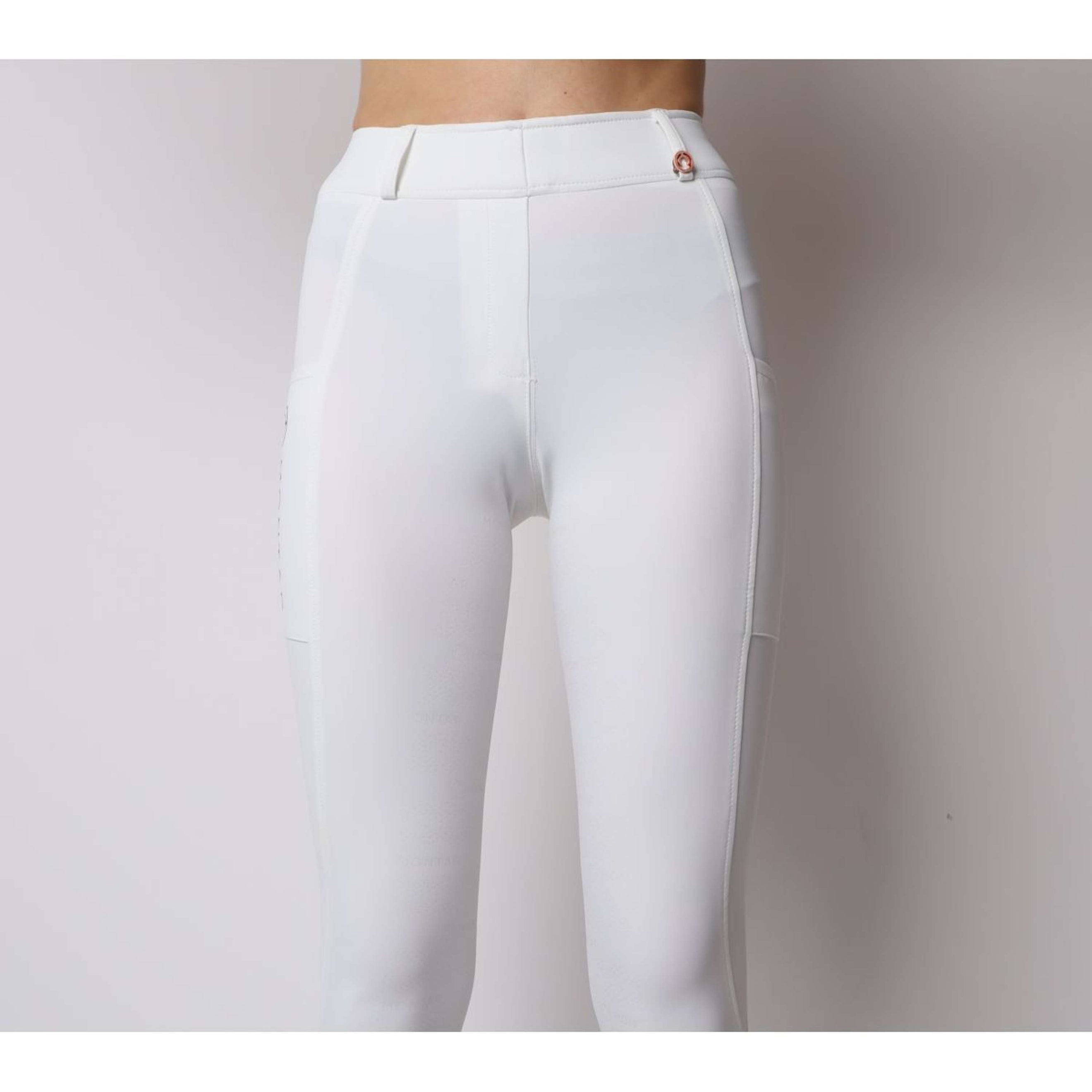 Montar Legging d'Équitation Michelle Rosegold Logo Blanc Montar Legging d'Équitation Michelle Rosegold Logo Blanc
