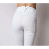 Montar Legging d'Équitation Michelle Rosegold Logo Blanc