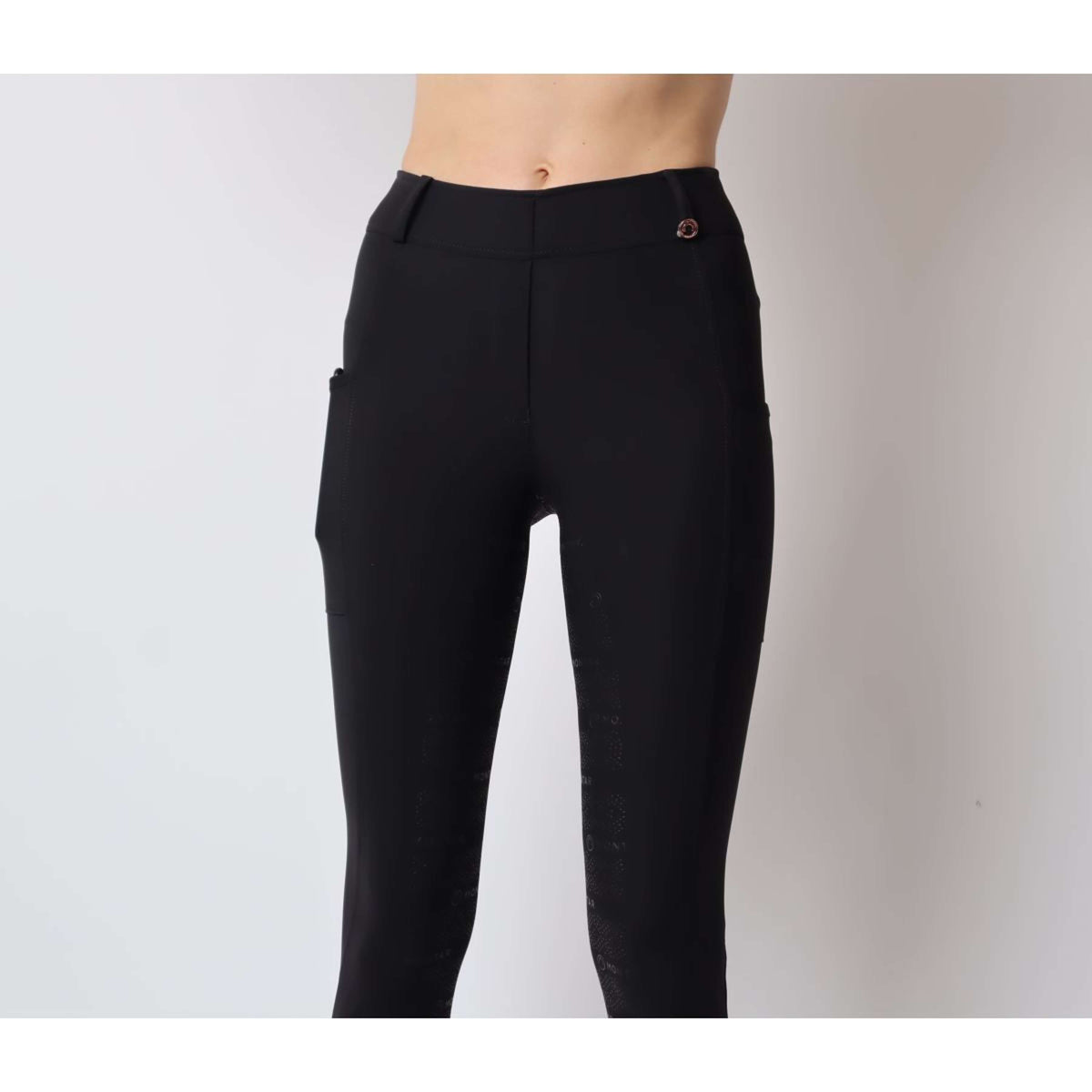 Montar Legging d'Équitation Michelle Rosegold Logo Noir