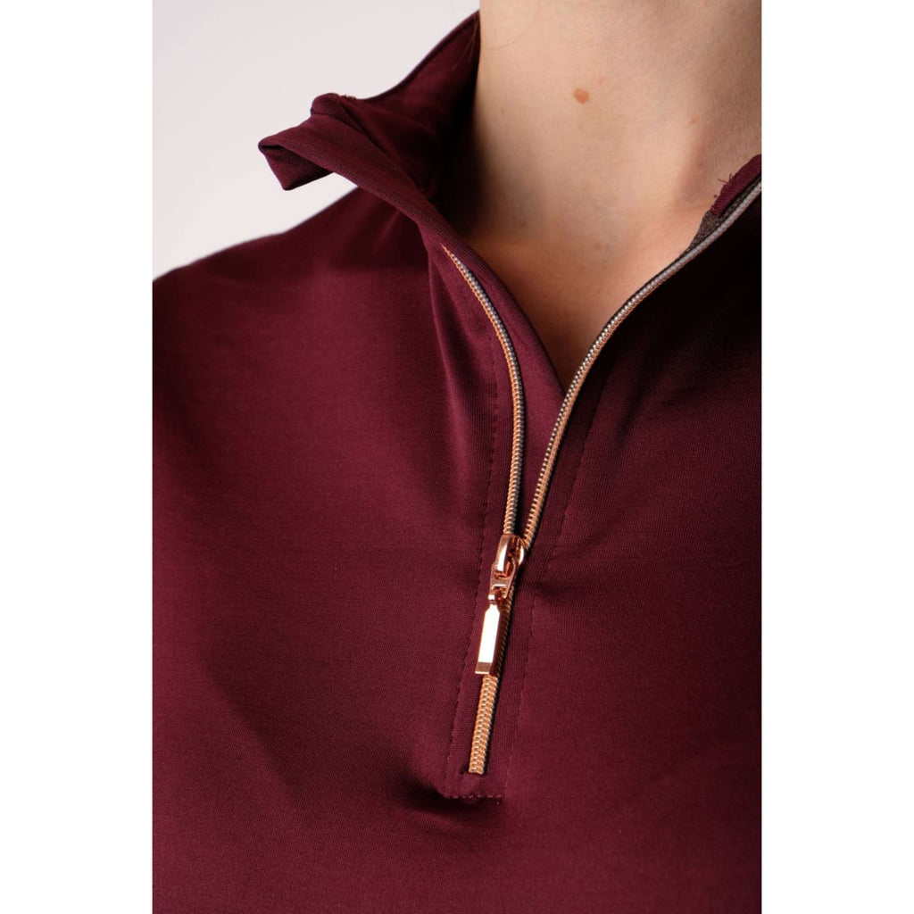 Montar Chemise Everly Rosegold Longues Manches Prune