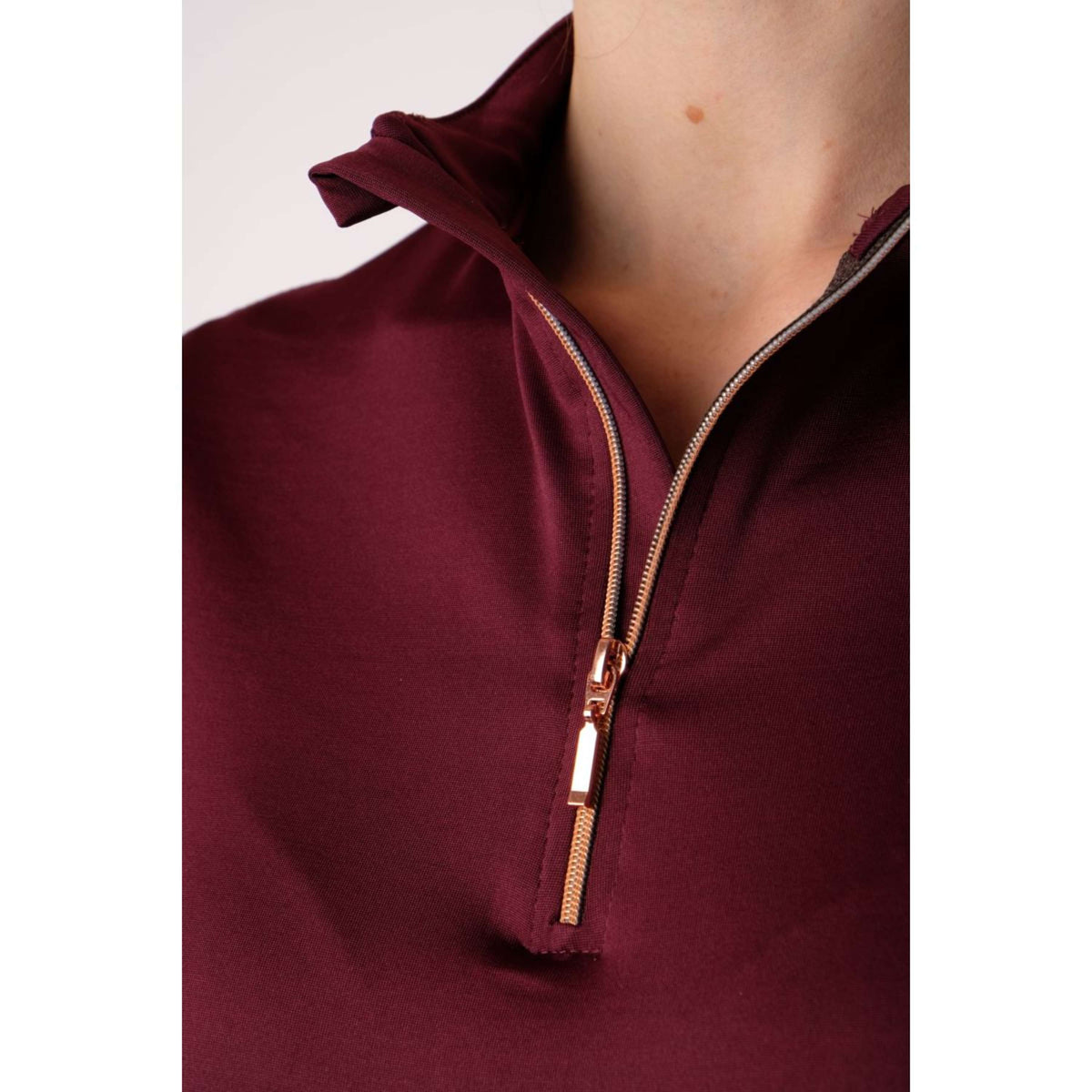 Montar Chemise Everly Rosegold Longues Manches Prune
