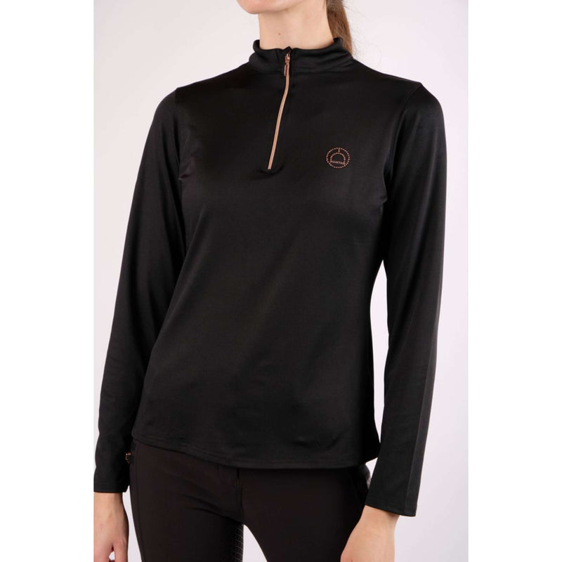 Montar Chemise Everly Rosegold Longues Manches Noir