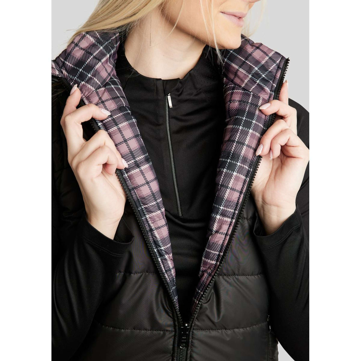 Montar Bodychauffant MoCheri Reversible Black Peony
