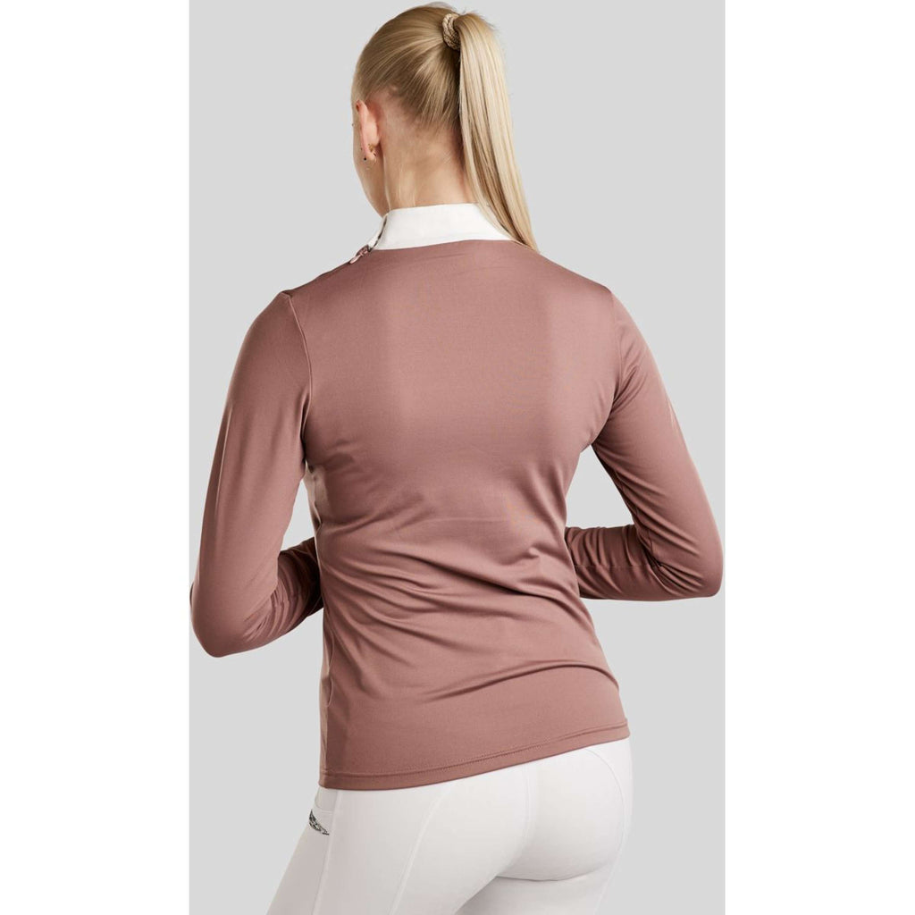 Montar T-shirt de Concours MoEmilia Longues Manches Dusty Rose