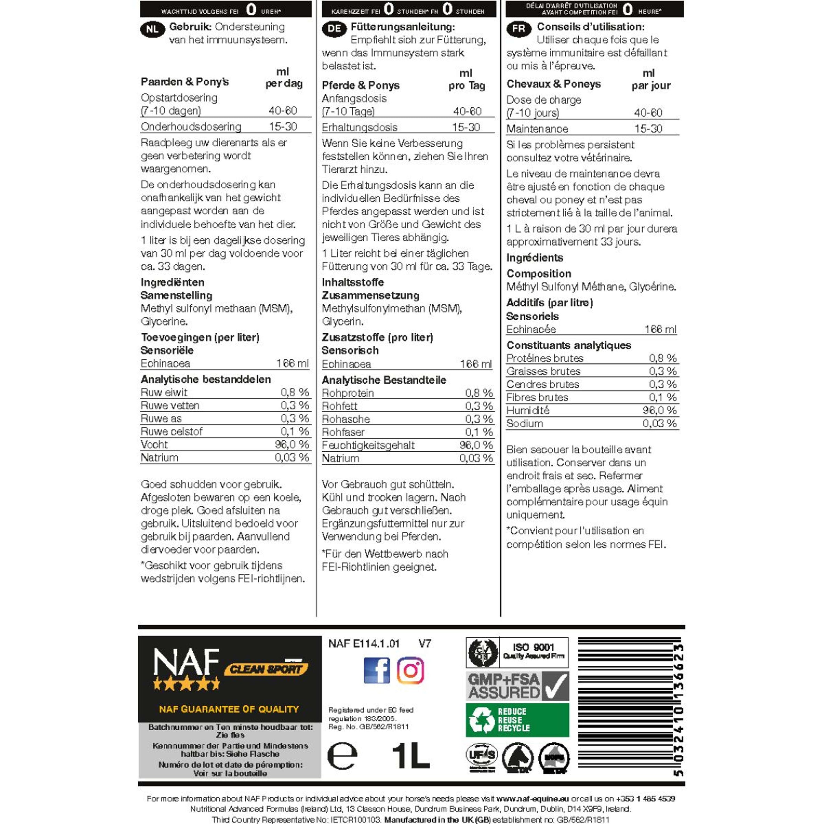 NAF Echinacée Plus Liquide NAF Echinacée Plus Liquide