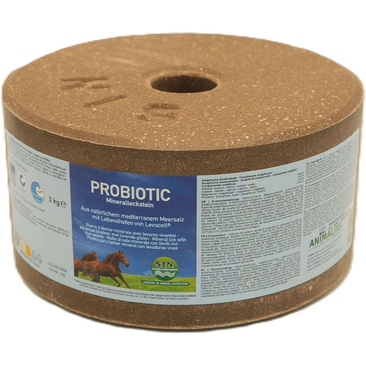 Animalixs Pierre à Lécher Probiotic Marron