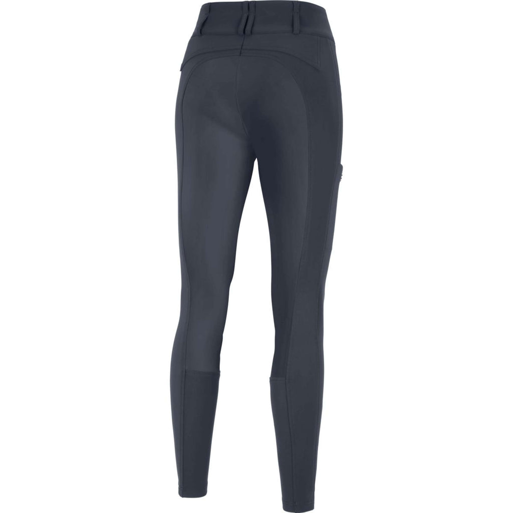Pikeur Pantalon d'Équitation New Candela Cuir Fond de Peau Dark Shadow