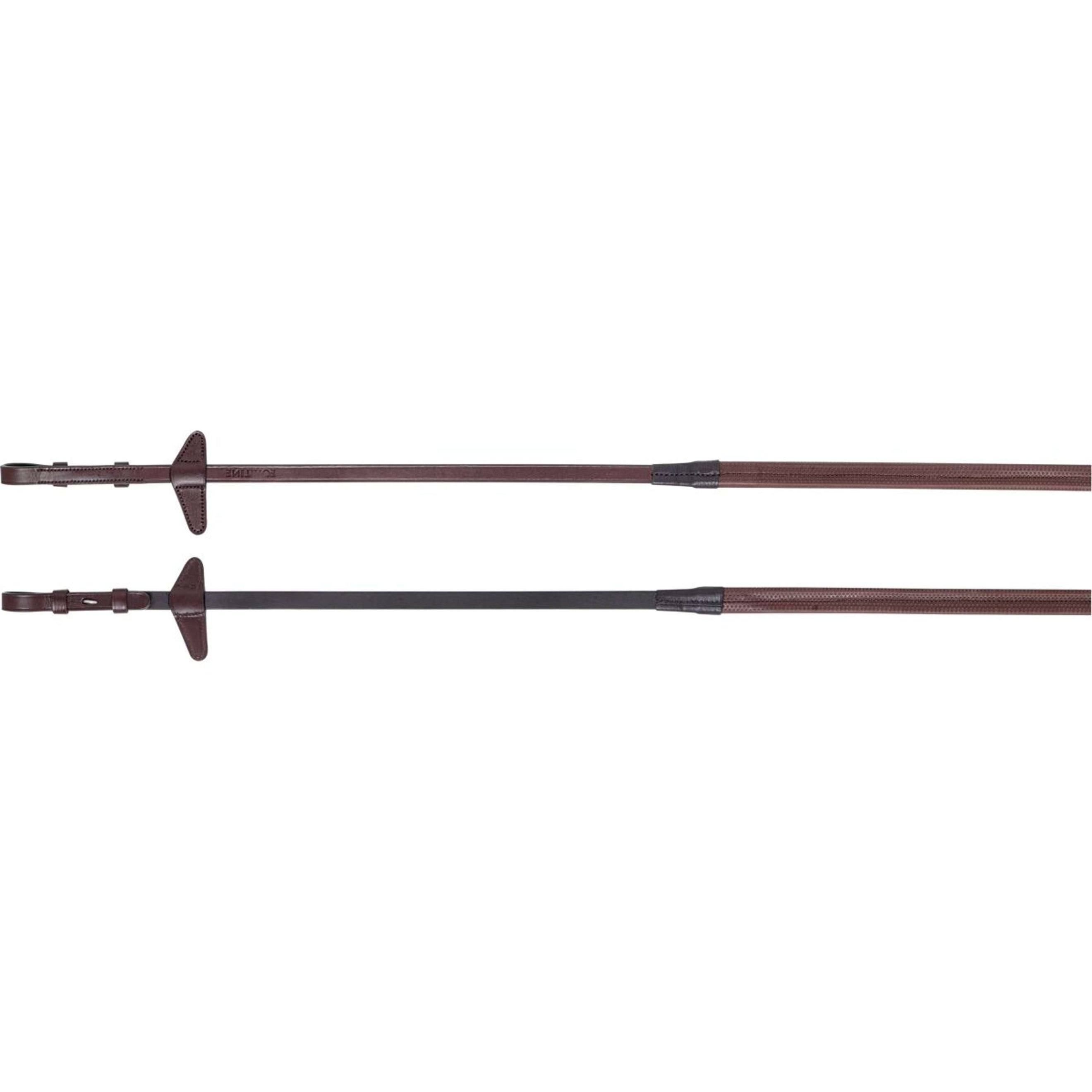 Equiline Rênes Caoutchouc/Cuir Marron Equiline Rênes Caoutchouc/Cuir Marron