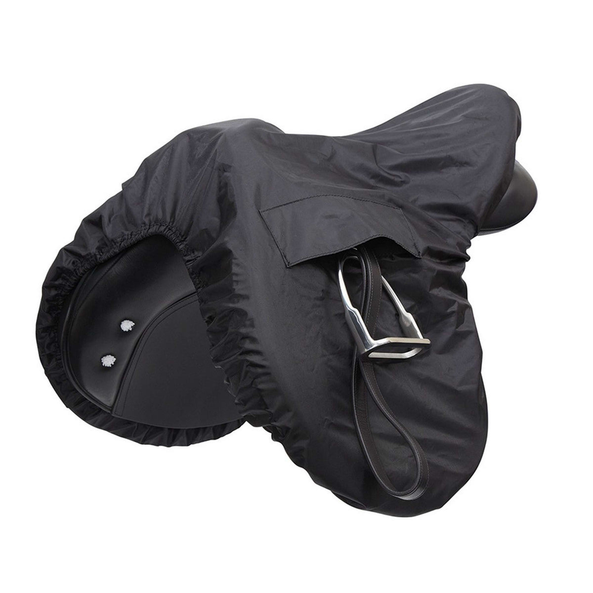 Shires Housse de Selle Ride-On Polyvalence Waterproof Noir